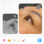 Lash lift results showcasing lifted, curled natural lashes at BlossomMD in San Ramon, CA.