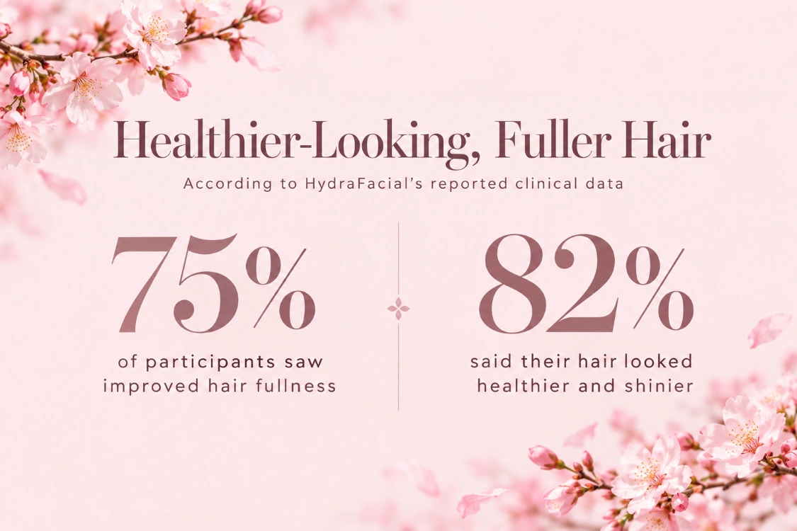 hydrafacial hair statistics infographic